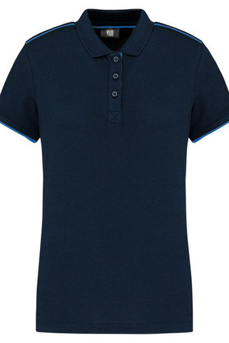 WK. Designed To Work WK271 - Ladies short-sleeved contrasting DayToDay polo shirt