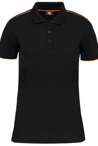WK. Designed To Work WK271 - Polo DayToDay contrastado mujer