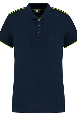 WK. Designed To Work WK271 - Ladies short-sleeved contrasting DayToDay polo shirt