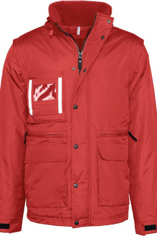 WK. Designed To Work WK6106 - Detachable-sleeved workwear parka