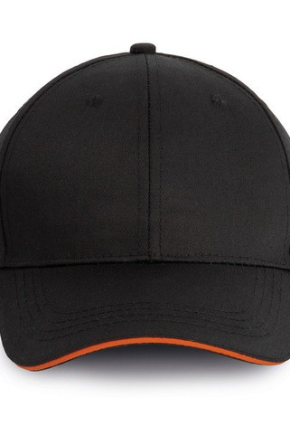 WK. Designed To Work WKP145 - Casquette 6 Panneaux Oekotex avec Visière Sandwich