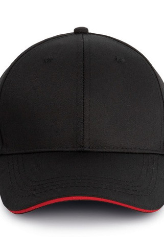 WK. Designed To Work WKP145 - Casquette 6 Panneaux Oekotex avec Visière Sandwich