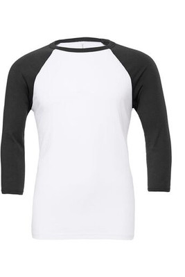 Bella+Canvas BE3200 - T-shirt baseball manches ¾