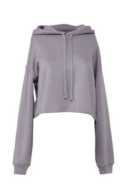 Bella + Canvas BE7502 - Trendy Korte Dames Hoodie Met Sportieve Look