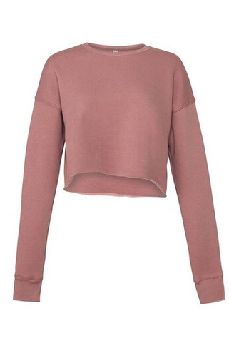 Bella + Canvas BE7503 - Womens short round neck sweatshirt