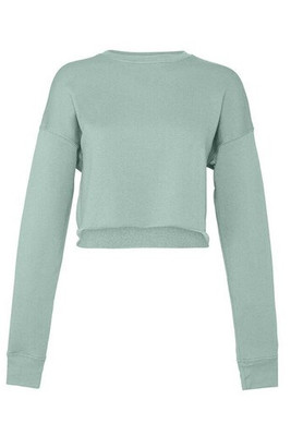 Bella + Canvas BE7503 - Women's short round neck sweatshirt