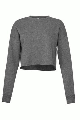 Bella + Canvas BE7503 - Women's short round neck sweatshirt