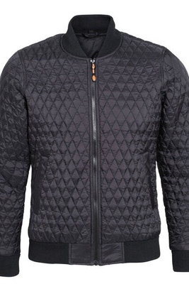 2786 TS026 - Slim Fit Quilted Bomber Jacket with Interchangeable Zips