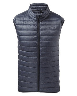 2786 TS038 - Lightweight Melange Quilted Gilet with Zip Pockets