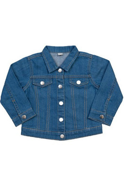 Babybugz BZ53 - Organic Cotton Baby Denim Jacket with Poppers