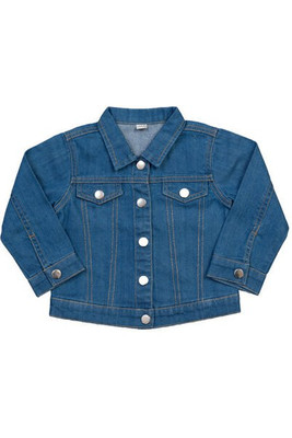 Babybugz BZ53 - Organic Cotton Baby Denim Jacket with Poppers