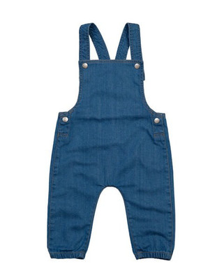 Babybugz BZ56 - Organic Cotton Adjustable Denim Dungarees for Babies
