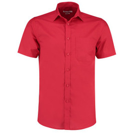 KUSTOM KIT KK141 - MENS POPLIN SHORT SLEEVE SHIRT