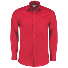 KUSTOM KIT KK142 - MENS POPLIN LONG SLEEVE SHIRT