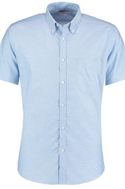 Kustom Kit KK183 - Premium Slim Fit Oxford Short Sleeve Work Shirt