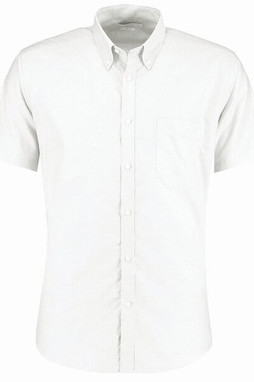 Kustom Kit KK183 - Premium Slim Fit Oxford Short Sleeve Work Shirt