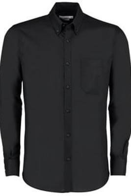 Kustom Kit KK184 - Slim fit workwear Oxford shirt long sleeved
