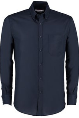 Kustom Kit KK184 - Slim fit workwear Oxford shirt long sleeved