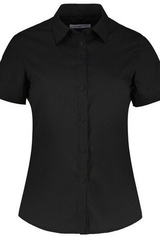 Kustom Kit KK241 - Womens Tailored Fit Poplin Short Sleeve Blouse