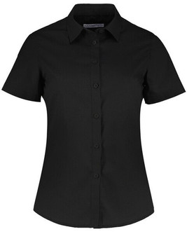 Kustom Kit KK241 - Women's Tailored Fit Poplin Short Sleeve Blouse