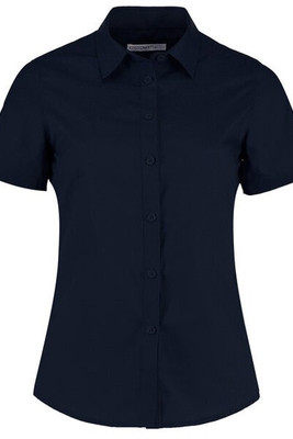 Kustom Kit KK241 - Women's Tailored Fit Poplin Short Sleeve Blouse