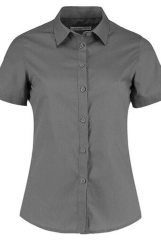 Kustom Kit KK241 - Womens Tailored Fit Poplin Short Sleeve Blouse