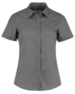 Kustom Kit KK241 - Womens Tailored Fit Poplin Short Sleeve Blouse