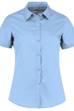 Kustom Kit KK241 - Womens Tailored Fit Poplin Short Sleeve Blouse