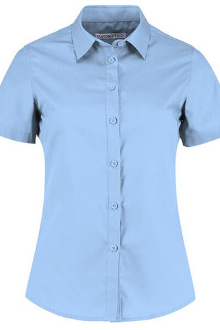 Kustom Kit KK241 - Womens Tailored Fit Poplin Short Sleeve Blouse