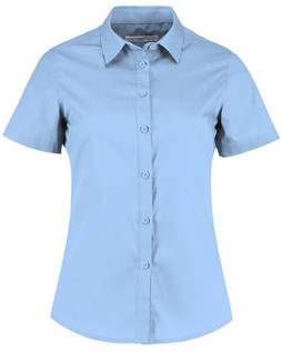 Kustom Kit KK241 - Womens Tailored Fit Poplin Short Sleeve Blouse
