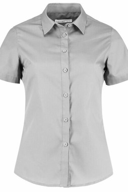 Kustom Kit KK241 - Womens Tailored Fit Poplin Short Sleeve Blouse