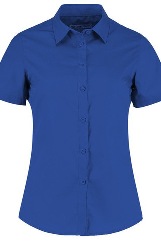 Kustom Kit KK241 - Womens Tailored Fit Poplin Short Sleeve Blouse
