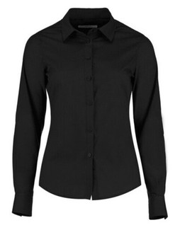 Kustom Kit KK242 - Womens Tailored Fit Long Sleeve Poplin Shirt