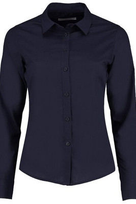 Kustom Kit KK242 - Women's Tailored Fit Long Sleeve Poplin Shirt