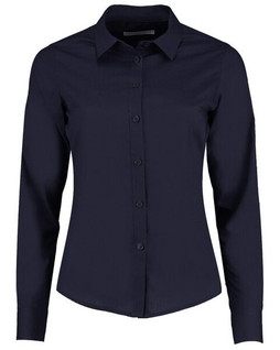 Kustom Kit KK242 - Womens Tailored Fit Long Sleeve Poplin Shirt