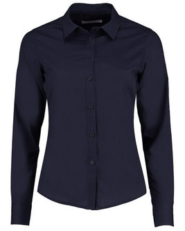 Kustom Kit KK242 - Women's Tailored Fit Long Sleeve Poplin Shirt