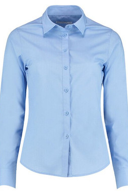 Kustom Kit KK242 - Womens Tailored Fit Long Sleeve Poplin Shirt
