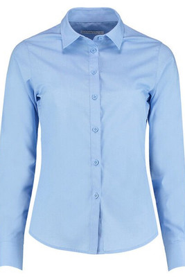 Kustom Kit KK242 - Women's Tailored Fit Long Sleeve Poplin Shirt
