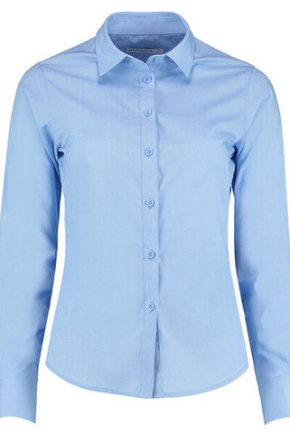 Kustom Kit KK242 - Womens Tailored Fit Long Sleeve Poplin Shirt