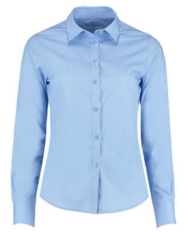 Kustom Kit KK242 - Women's Tailored Fit Long Sleeve Poplin Shirt