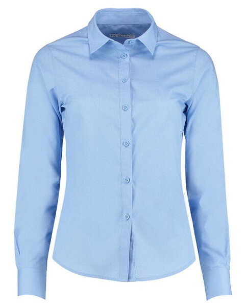 Kustom Kit KK242 - Women's Tailored Fit Long Sleeve Poplin Shirt
