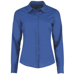 Kustom Kit KK242 - Womens Tailored Fit Long Sleeve Poplin Shirt