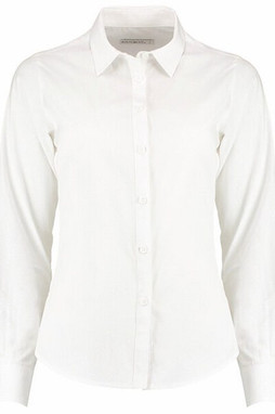 Kustom Kit KK242 - Womens Tailored Fit Long Sleeve Poplin Shirt