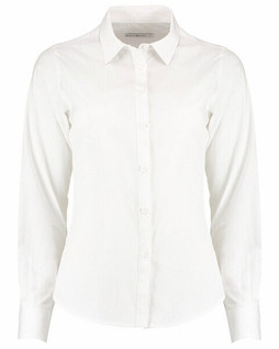 Kustom Kit KK242 - Womens Tailored Fit Long Sleeve Poplin Shirt