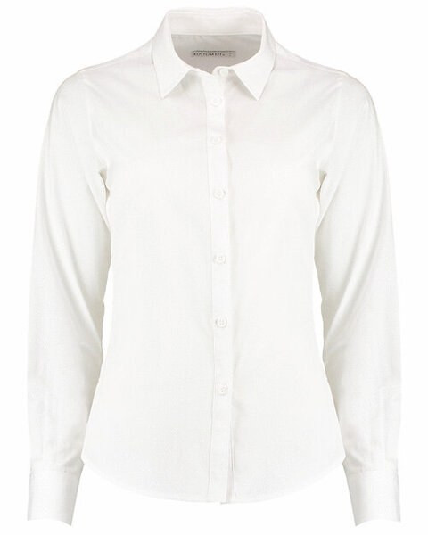 Kustom Kit KK242 - Women's Tailored Fit Long Sleeve Poplin Shirt