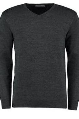 Kustom Kit KK352 - Arundel v-neck sweater long sleeve