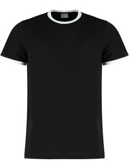 Kustom Kit KK508 - Premium Contrast Neck and Cuff Ringer Tee