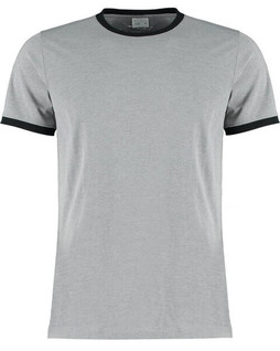 Kustom Kit KK508 - Premium Contrast Neck and Cuff Ringer Tee