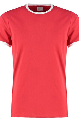 Kustom Kit KK508 - Premium Contrast Neck and Cuff Ringer Tee