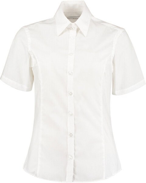 Kustom Kit KK742F - Women's Tailored Fit Short Sleeve Business Shirt